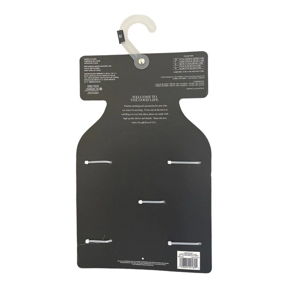 UGG Westwood Medium 2 Piece Dog Collar and Leash Set Grey Plaid Flannel Cotton - Picture 4 of 11